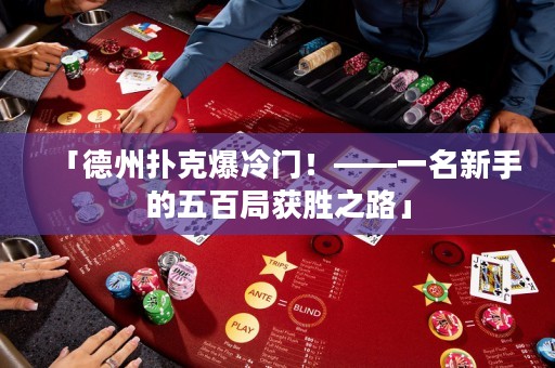 「德州撲克爆冷門！——一名新手的五百局獲勝之路」