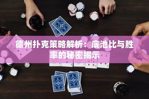 德州撲克策略解析：底池比與勝率的秘密揭示