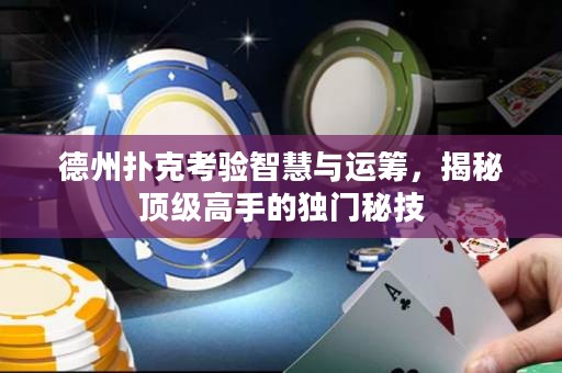 德州撲克考驗(yàn)智慧與運(yùn)籌，揭秘頂級(jí)高手的獨(dú)門秘技