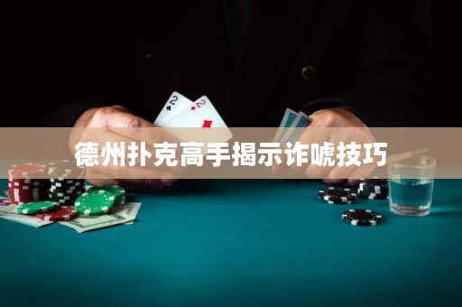 德州撲克高手揭示詐唬技巧