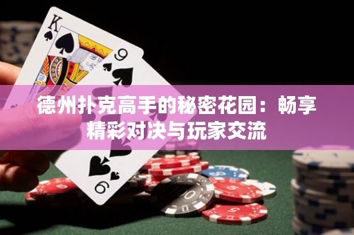 德州撲克高手的秘密花園：暢享精彩對(duì)決與玩家交流
