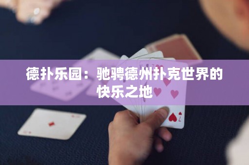 德?lián)錁穲@：馳騁德州撲克世界的快樂之地