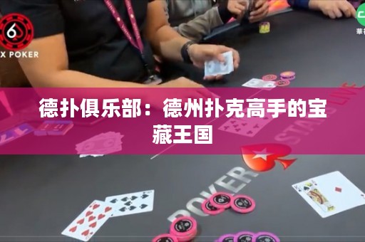 德?lián)渚銟?lè)部：德州撲克高手的寶藏王國(guó)