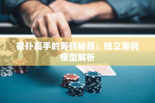 德?lián)涓呤值幕I碼秘籍：獨立籌碼模型解析