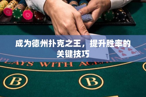 成為德州撲克之王，提升勝率的關(guān)鍵技巧