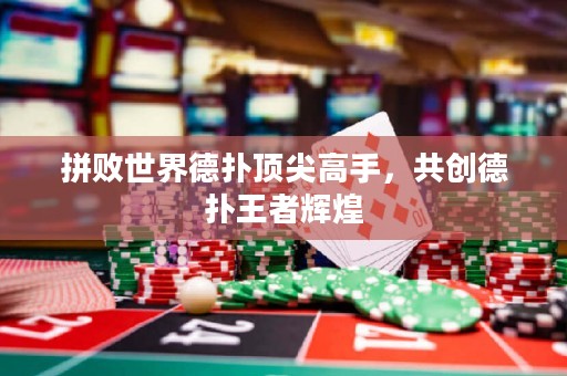 拼敗世界德?lián)漤敿飧呤?，共?chuàng)德?lián)渫跽咻x煌