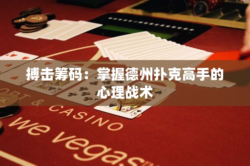 搏擊籌碼：掌握德州撲克高手的心理戰(zhàn)術(shù)