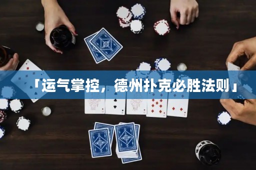 「運(yùn)氣掌控，德州撲克必勝法則」