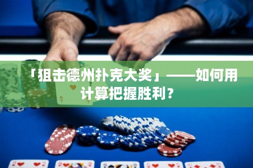 「狙擊德州撲克大獎」——如何用計算把握勝利？