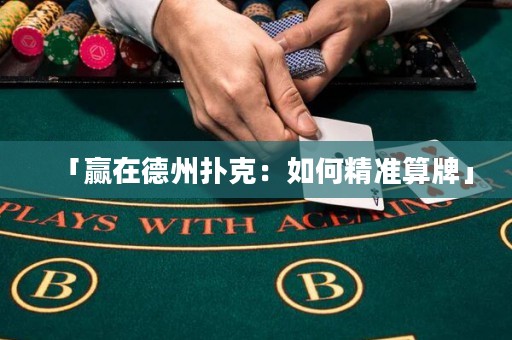 「贏在德州撲克：如何精準(zhǔn)算牌」