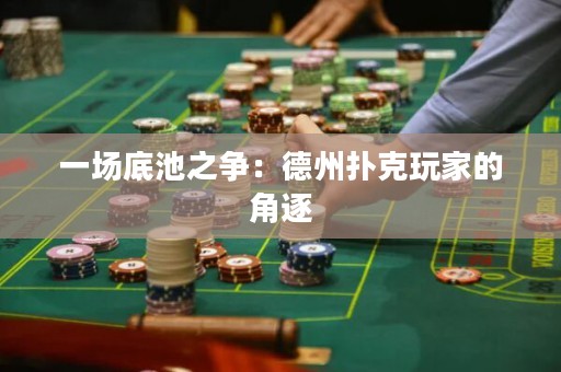 一場底池之爭：德州撲克玩家的角逐