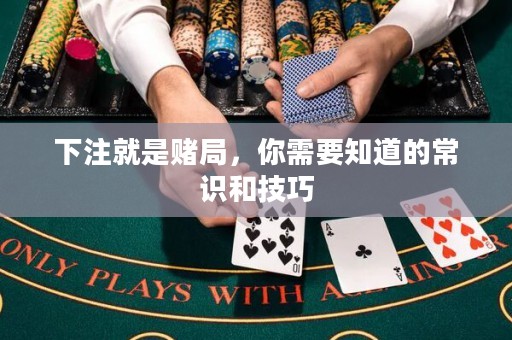 下注就是賭局，你需要知道的常識和技巧