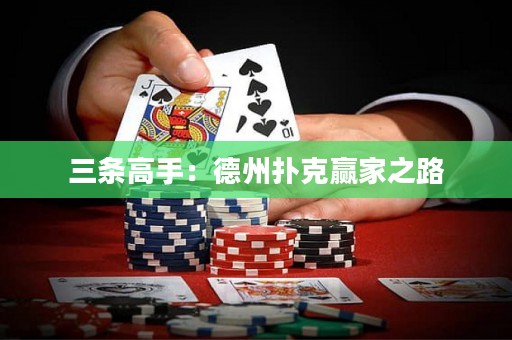 三條高手：德州撲克贏家之路