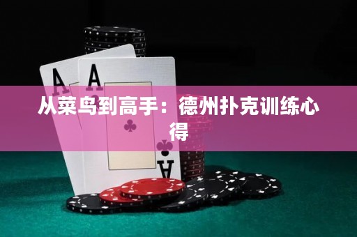 從菜鳥到高手：德州撲克訓(xùn)練心得