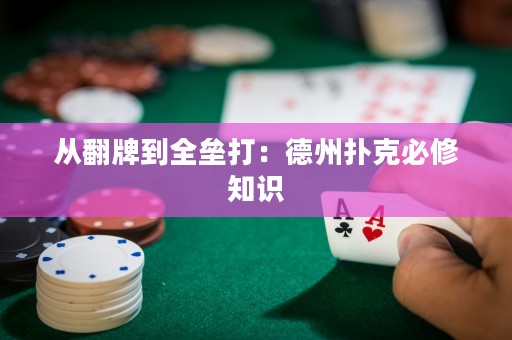 從翻牌到全壘打：德州撲克必修知識