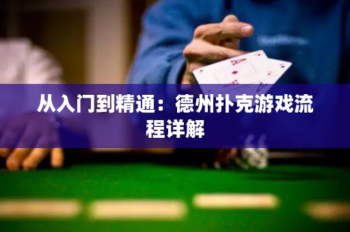 從入門到精通：德州撲克游戲流程詳解