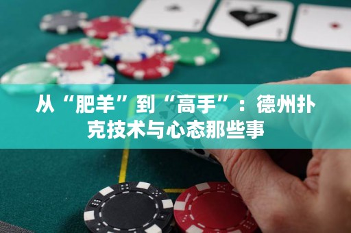 從“肥羊”到“高手”：德州撲克技術(shù)與心態(tài)那些事