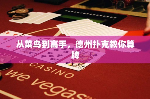 從菜鳥(niǎo)到高手，德州撲克教你算牌