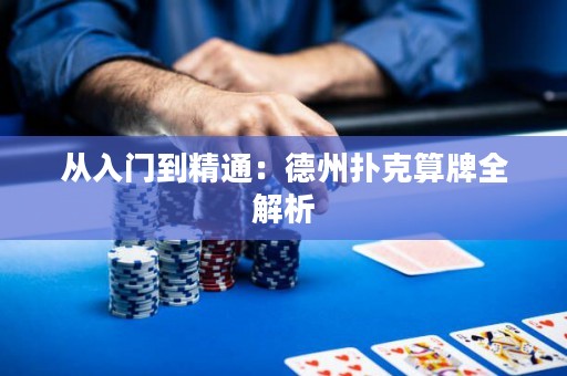 從入門到精通：德州撲克算牌全解析