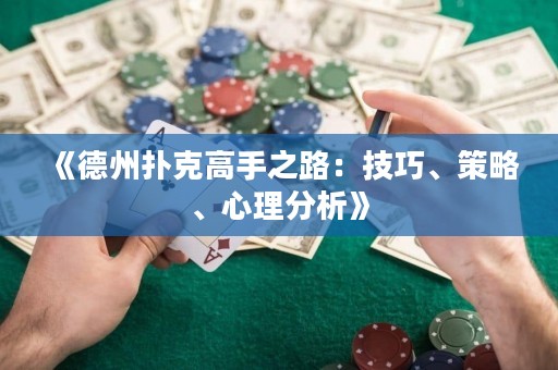 《德州撲克高手之路：技巧、策略、心理分析》