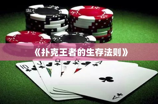 《撲克王者的生存法則》
